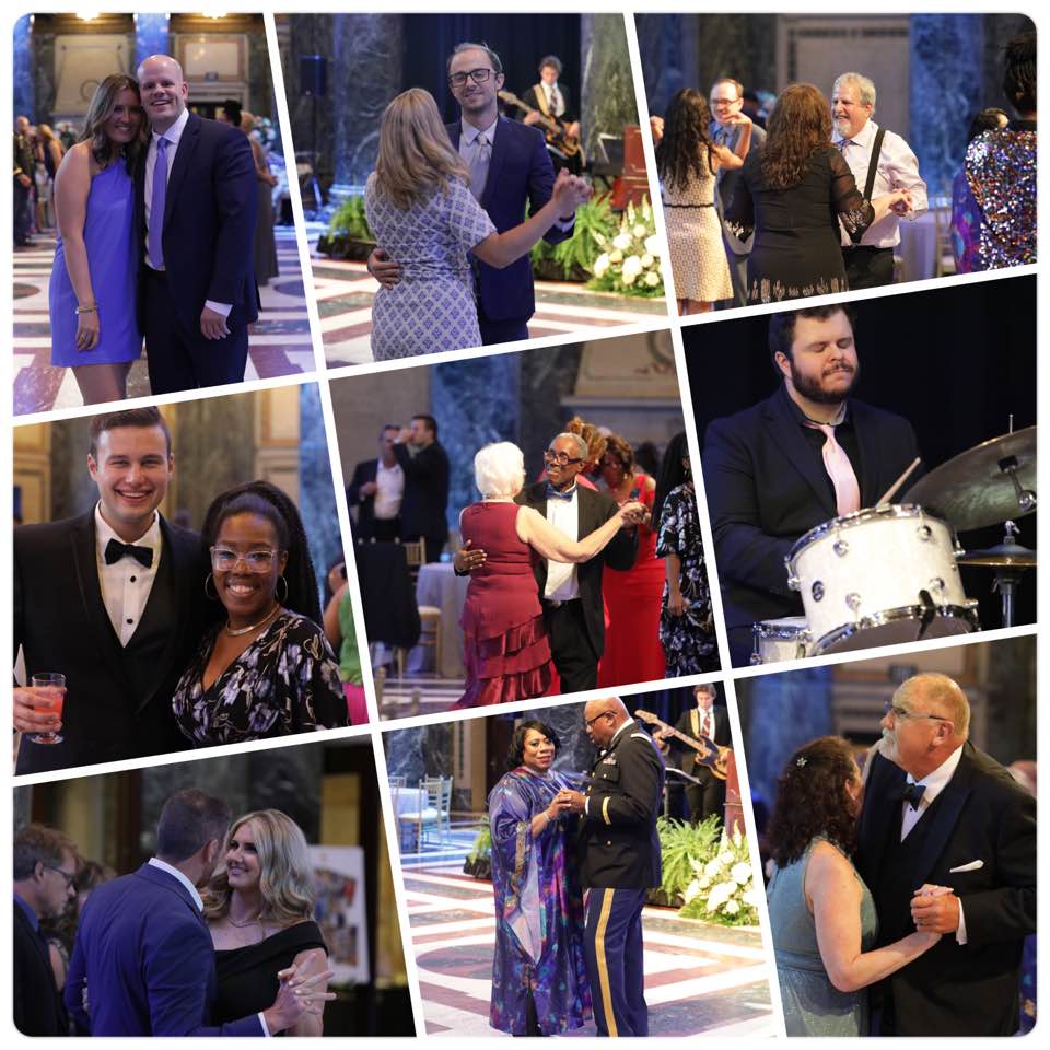 A collage of guests that attended the Presidential Scholarship Gala.