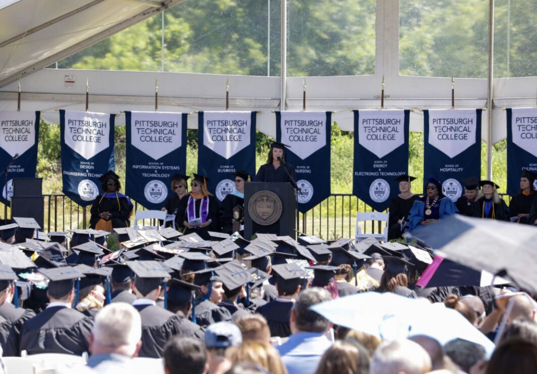 A photo from PTC's Commencement Ceremony 2022.