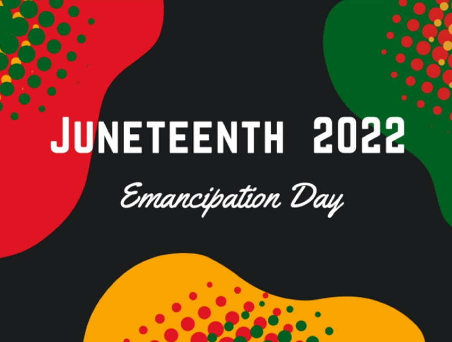 A graphic for Juneteenth.