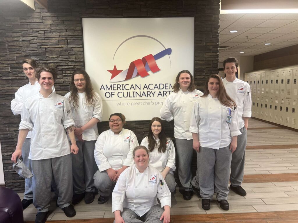 A group photo of Culinary Arts students.